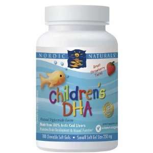  Nordic Naturals  Childrens DHA, Strawberry, 180 Chewable 