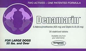Denamarin for Dogs 425 mg   Large 30 tabs LIVER HEALTH  