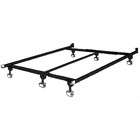 FurnitureMaxx Metal King Bed Frame, Attach to Headboard Only