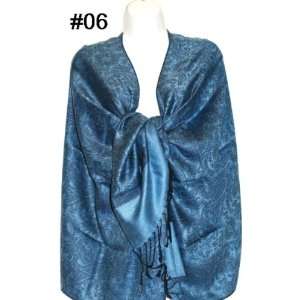   Silk Wool Pashmina Scarf Shawl Wrap Cape 018 #6 