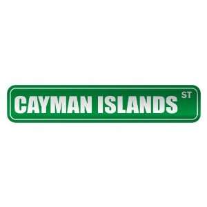 CAYMAN ISLANDS ST  STREET SIGN COUNTRY
