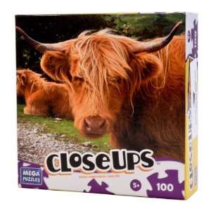  Close Ups Kids Puzzle Highland Cow Toys & Games