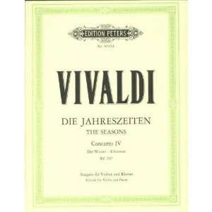  Vivaldi, Antonio   Winter, 4 Seasons, f minor RV 297. For 