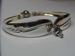 Vintage Silver Plated Spoon Bracelet > Antique Magnetic Clasp 4698 
