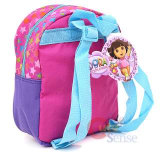 Dora Plush Bag  Pink Small Toddler Size 10in Backpack  