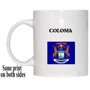  US State Flag   COLOMA, Michigan (MI) Mug 