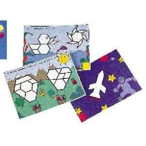   SR 1170 Pattern Block Picture Pattern Cards   Set A Toys & Games