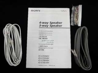 NEW SONY XS GT6948X 420 Watt 6 x 9 4 Way Car Speakers  