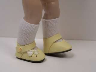 LT YELLOW Sidebow Doll Shoe For 8 Vogue Vintage GINNY♥  