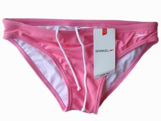 NWT Speedo Mens Bikini Brief Swimsuit Light Pink L 30 32  