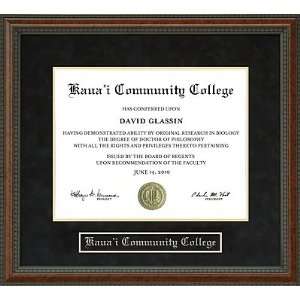  Kauai Community College Diploma Frame