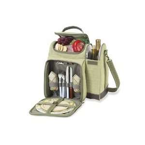 Picnic At Ascot 224H Hamptons Picnic Cooler for 2 (Olive Tweed/Olive 