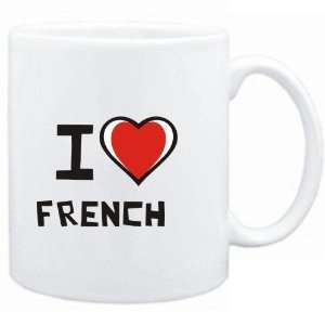 Mug White I love French 75  Drinks 
