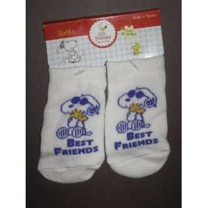  Snoopy and Woodstock Best Friends Socks 12 18 Months Baby