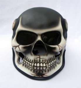 Skeleton Skull Fullface 3D Airbrush Motorcycle Helmet  