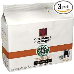 Starbucks Colombian, 12 Count T Discs for Tassimo Brewers (Pack of 3 