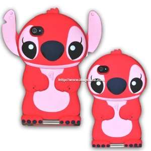 3d Stitch Hard Case for Iphone 4g/4s(at&t Only) Jc161a + Free Screen 