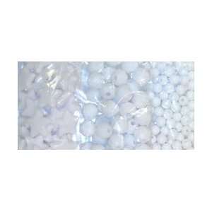  Sulyn Clubhouse Crafts Team Beads White; 6 Items/Order 