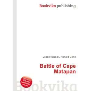  Battle of Cape Matapan Ronald Cohn Jesse Russell Books