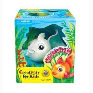    Creativity For Kids Paint and Craft Plaster Fish Toys & Games