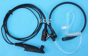 Throat Mic Headset/Earpiece Motorola Radio GP680 GP1280 HT750 HT1250 