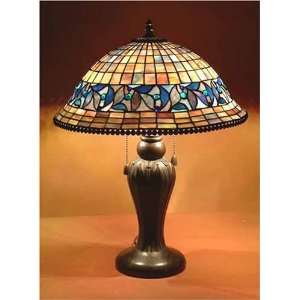   Stained Glass Table Desk Lamp Ivy Victorian T1695