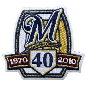 The Emblem Source Milwaukee Brewers 40th Anniversary Patch 