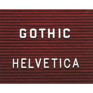  Ghent Gothic Letterset 11/2 Size