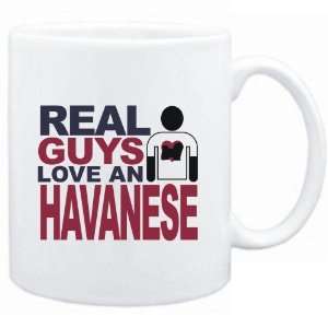  Mug White  Real guys love a Havanese  Dogs: Sports 