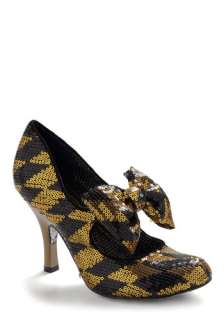   by Irregular Choice   Bows, Party, Fall, Winter, Gold, Sequins, Black