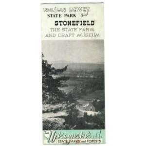  Nelson Dewey State Park & Stonefield Museum Brochure WI 