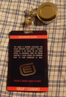 TRON ID Card ENCOM Employee Badge Costume Daft Punk Sam  