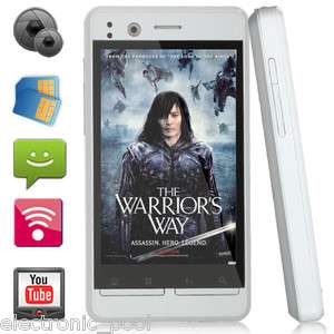   Touchscreen Smartphone Dual SIM Games GPS Nav WIFI FM White  