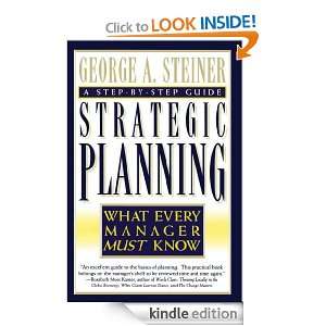  Strategic Planning eBook George A. Steiner Kindle Store