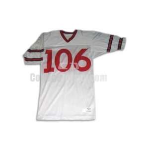 White No. 106 Team Issued Cornell Football Jersey:  Sports 