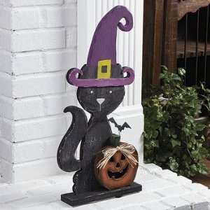  Black Cat with Witch Hat   Party Decorations & Room Decor 