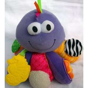    Lamaze Touch and Feel Tether Rattle Octopus Plush Toy Toys & Games