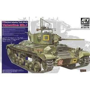    British Mk III Valentine MK I Tank 1/35 AFV Club Toys & Games