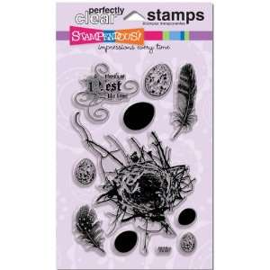  Nest Egg   Perfectly Clear Stamps Arts, Crafts & Sewing
