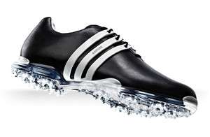 Adidas adiPURE 816221 Black/Tour White/Black Medium Golf Shoes  