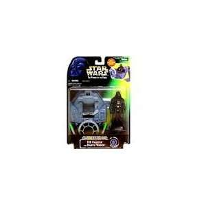   : Star Wars: Tie Fighter with Darth Vader Action Figure: Toys & Games