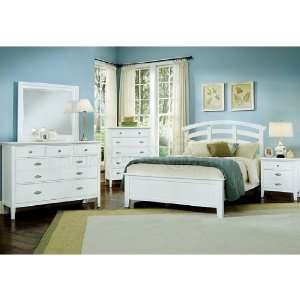  Twilight Arch Bedroom Set (White) (King) by Vaughan 