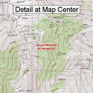   Map   Spruce Mountain, Nevada (Folded/Waterproof)