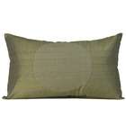   soft cotton voile fabric complete this taupe colored throw pillow