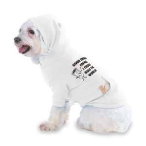   Rule the World Hooded (Hoody) T Shirt with pocket for your Dog or Cat