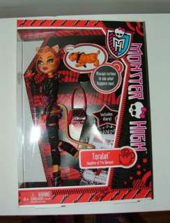 New 2011 Monster High Doll Toralei & SWEET FANG PET WERECAT RARE 