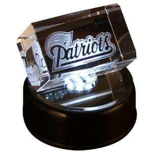  New England Patriots Logo Cube with base: Sports 