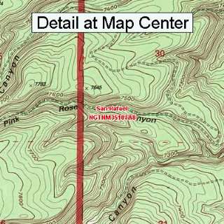  USGS Topographic Quadrangle Map   San Rafael, New Mexico 