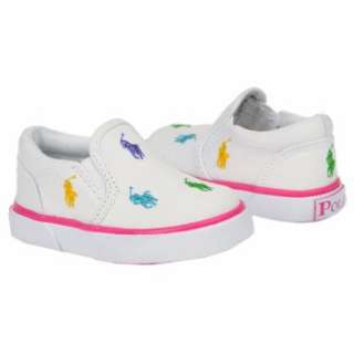 Kids Polo by Ralph Lauren  Bal Harbor Repeat Tod/Pr White Multi Shoes 