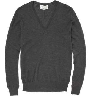  Clothing  Knitwear  V necks  V Neck Wool Sweater
